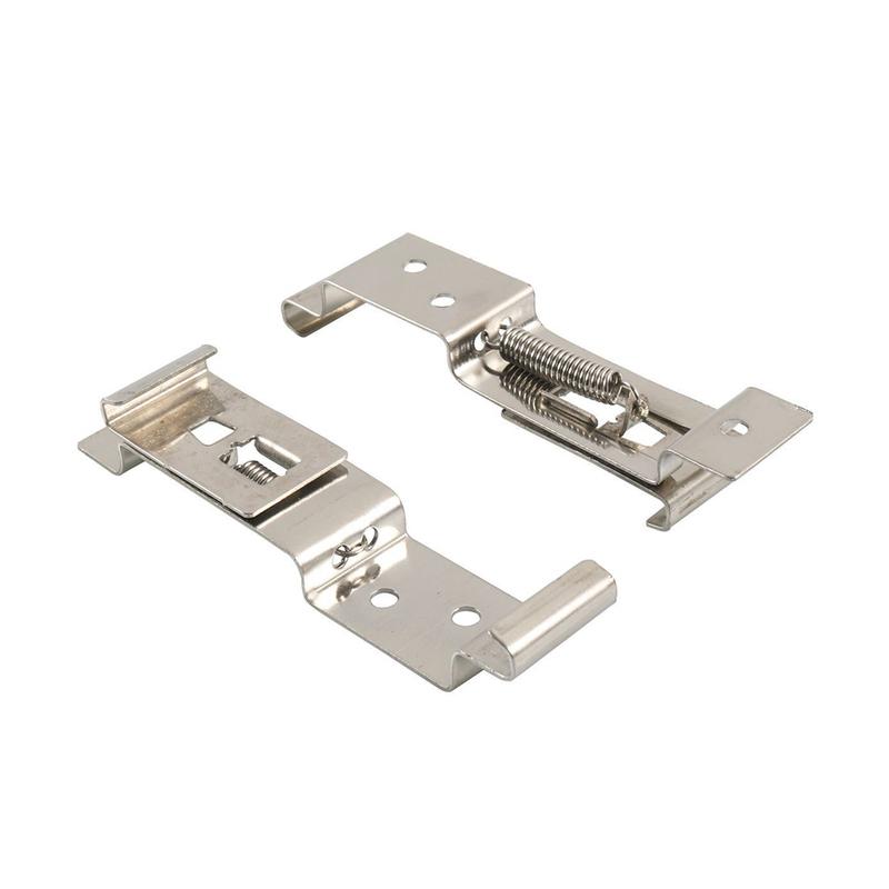 2Pcs Silver an Car License Plate Holder Bracket License Plate Clip Car Loading Bracket For Standard License Plate 11*52cm