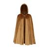 Medieval Deer Suede Cloak Halloween Retro Warrior Cosplay Cape Stage Parties