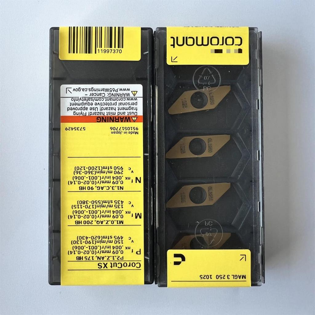 MAGL3250 1025 / Industrial indexable Carbide Inserts 10 Pcs