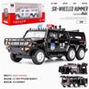 1:32 High Simulation Hummer Lengthen Polices Car Model Diecast Toy Vehicles Alloy Toy Car Kid Toys Christmas A201