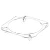 Anti-Slip Mini Desktop Computer Holder For Mac Mini M4 2024 Transparent Cooling Pc Stand Bracket Base