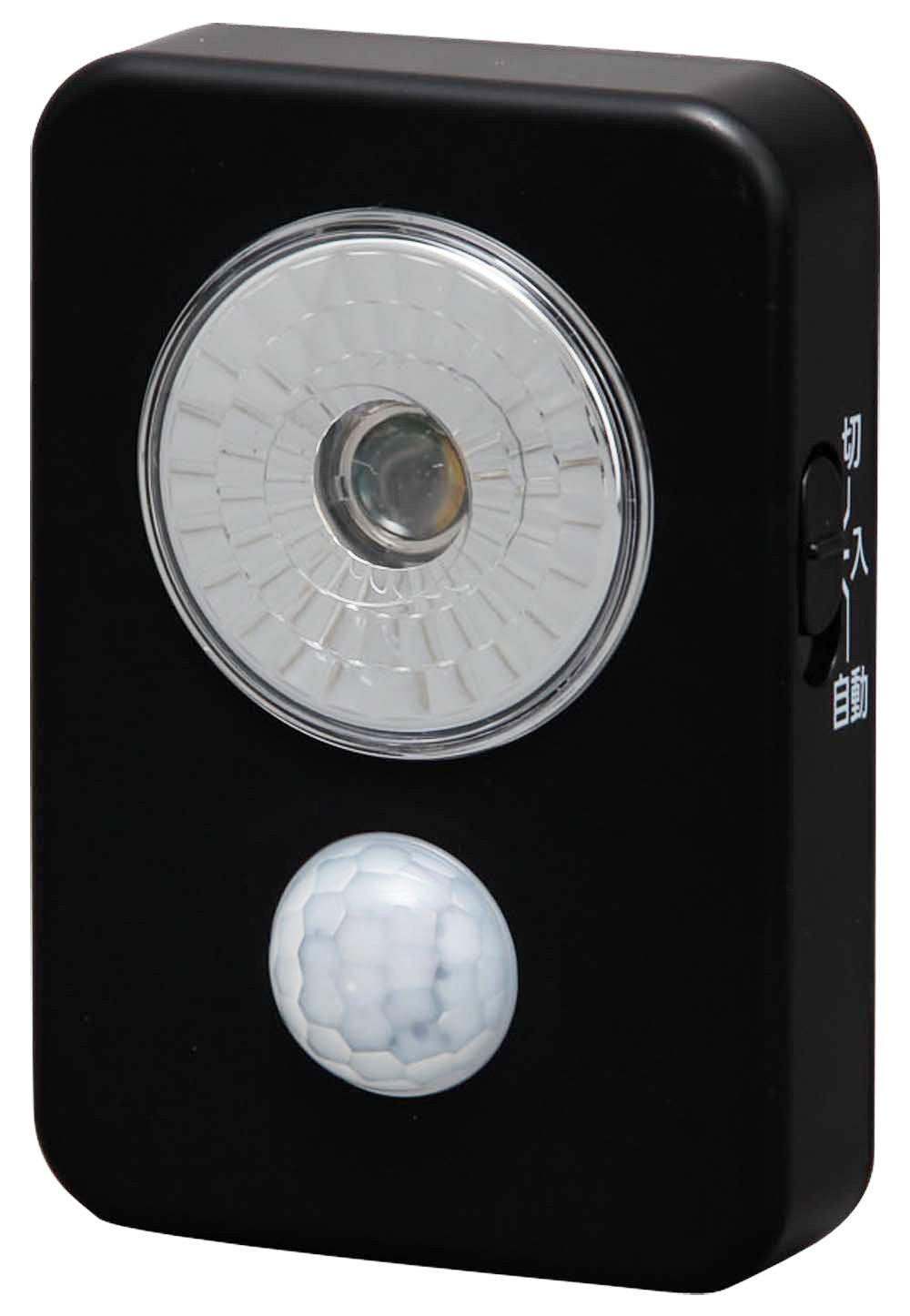 

Iris Ohyama Battery Operated LED Sensor Light Handy Type Black ISL3HN-B