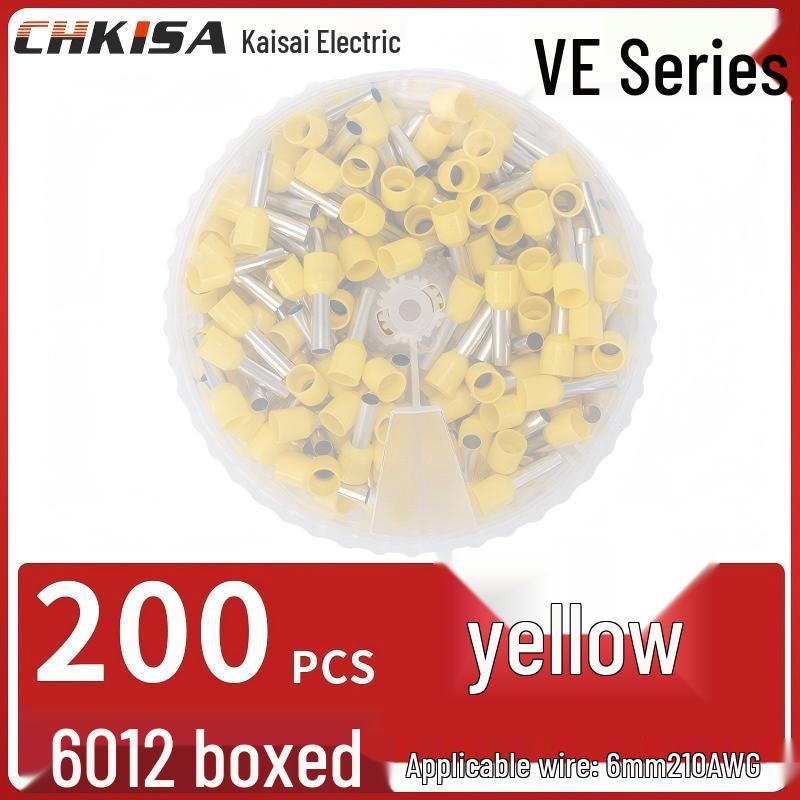 Round Tube VE Terminal Storage Box for Quick Wiring and Cold Pressed Ferrules