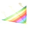 Rainbow Triangle Nylon Outdoor Sports Flying Kite Kite Line String Board Toy