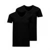 Jack And Jones Mens V Neck Regular T-Shirt (Pack of 2)