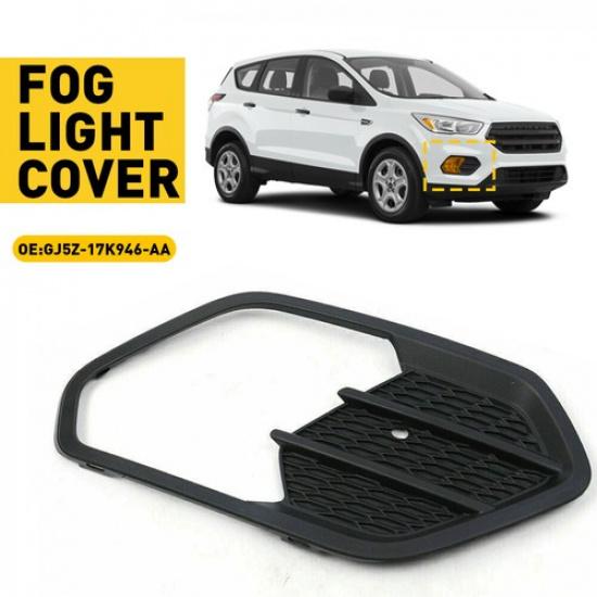For Kuga 2017 Ford Escape 2018 Fog Light Lamp Cover Bezel Passenger Side US