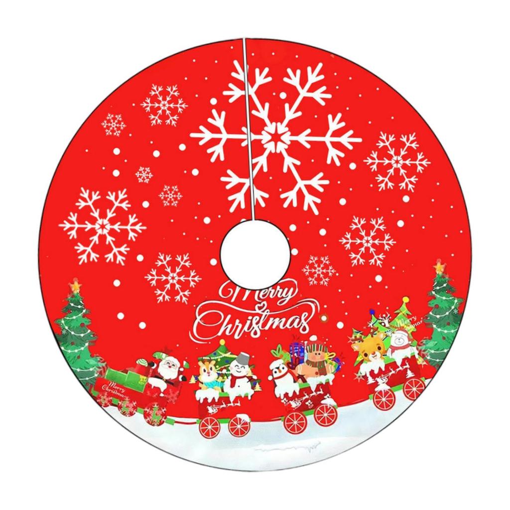 Christmas Tree Skirt Christmas Decoration Elegant Base DIY Tree Carpet Xmas Tree