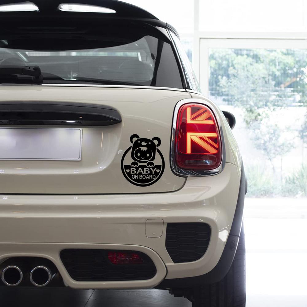 Baby on Board Car Stickers Laser Car Body Rear Window Bumper Decoration PVC Vinyl Film Decal Auto Tuning Accessories