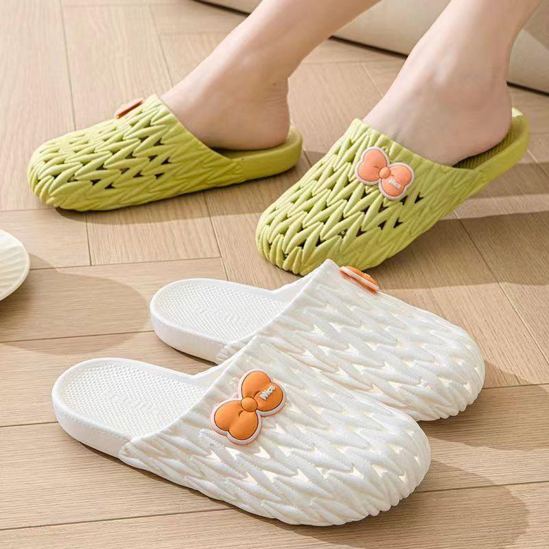 Non-slip bag head hole shoe women's summer comfortable going out home bathroom beach soft bottom cool slippers