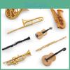 Nonassembly Pvc Instrument Model Collection With Authentic Finish For Music Room Decor And Gifts