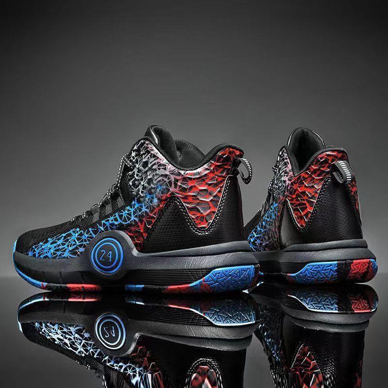 Junior High School Student Kobe Bryant No. 24 Will Ring Basketball Shoes, Men's Friction Has Sound, Wear-resistant and Non-slip Cement Actual Combat