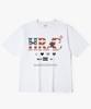 Hilukaakaibeu Hrac Flag Block Short Sleeve T-Shirt