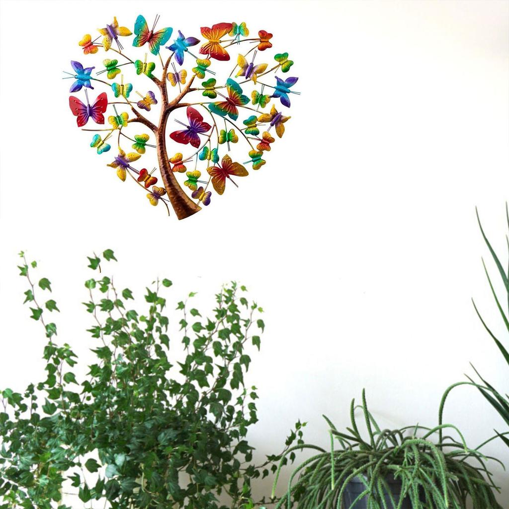 Metall Wandkunst Wandbehänge Ornamente Lebensbaum Dekorationen Dekorative Wandskulpturen für Schlafzimmer Wohnzimmer