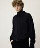 Il Corso Wool Blend Cozy Polo Knit Black Iesw5F505Bk