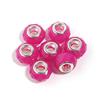 20 Stück/Los 14mm Gelee-Farbe Facettierte Harzperlen Großes Loch Abstandshalter Lose Perlen Für Schmuckherstellung DIY Armband Halskette Großhandel
