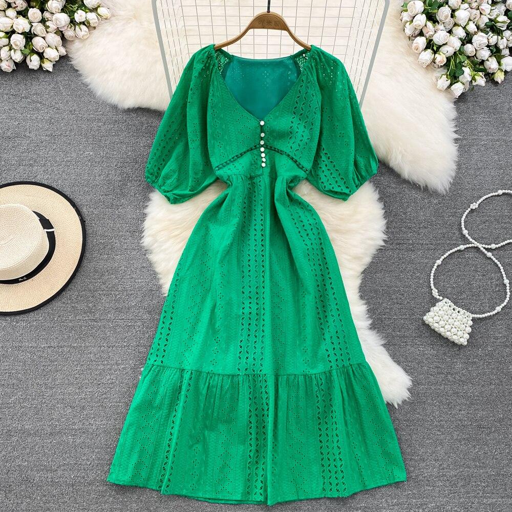 

Винтажное тонкое платье с короткими рукавами и v-образным вырезом и вышивкой, с цветочным принтом на талии, винтажное супер фея