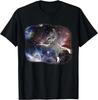 Roller Skating Sloth Astronaut Novelty Space Unisex T-shirt