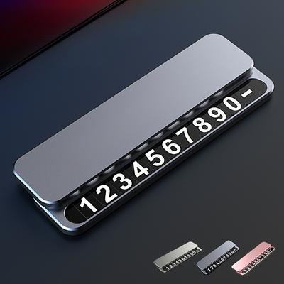 Das neue temporäre Parknummernschild kann die Telefonnummernanzeigefunktion verbergen und ist ein Autoinnenraumzubehör.