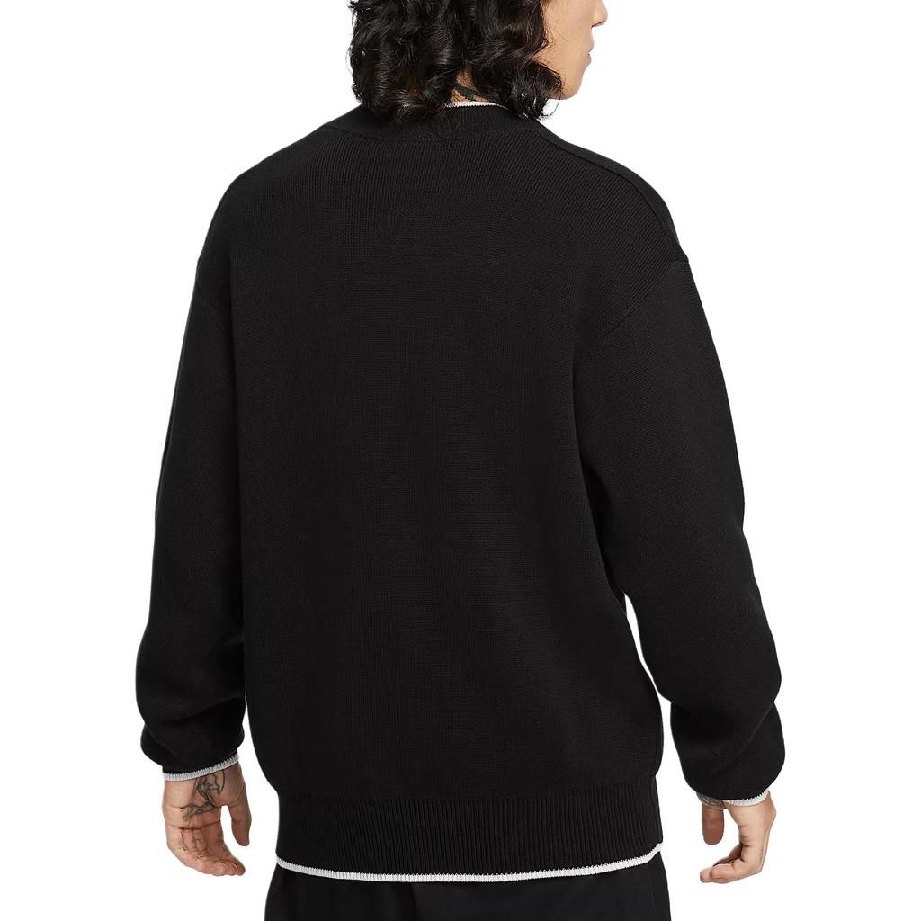 Nike Sportswear Club FW25 Logo V-Neck Pullover Loose Long Sleeve Sweater Men Sweater HV1420-010