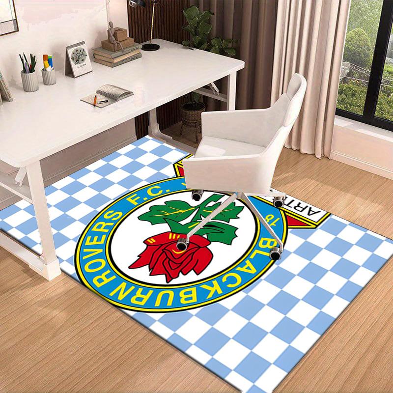 Blackburn Rovers Area Rug for Office, Chair Rug, Decorative Carpet Livingroom Mat, Large Size Fan gifts Christmas gifts