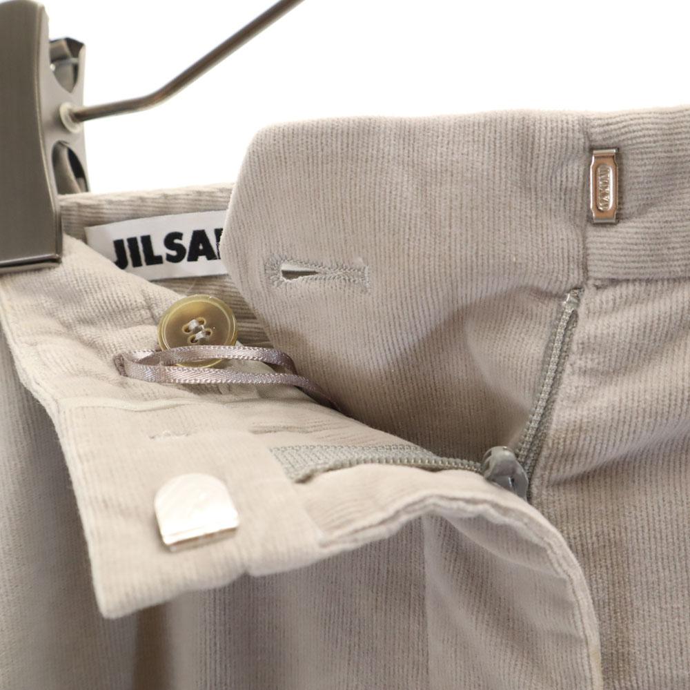 Jil Sander Made In Italy Cotton Pants 32 Gray Women Used
