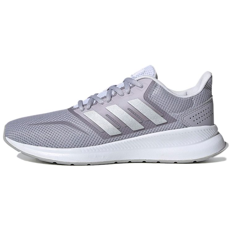 Adidas Neo Runfalcon 1.0 Comfortable Breathable Mesh Low-Top Casual Running Shoes Women Sneakers Purple FW5160
