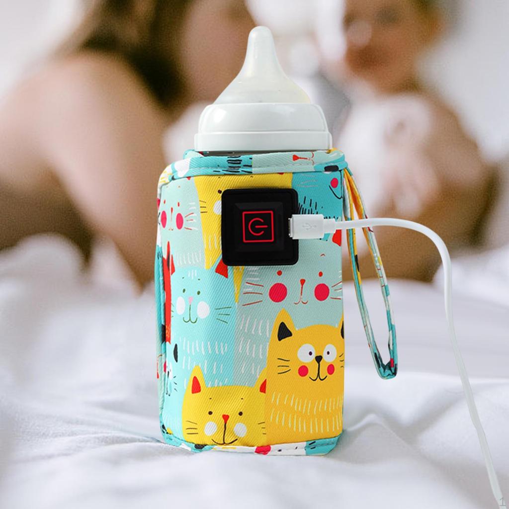 USB Babyflaschenwärmer Schnelles Erhitzen Tasche Tragbar für Auto Reisen Outdoor