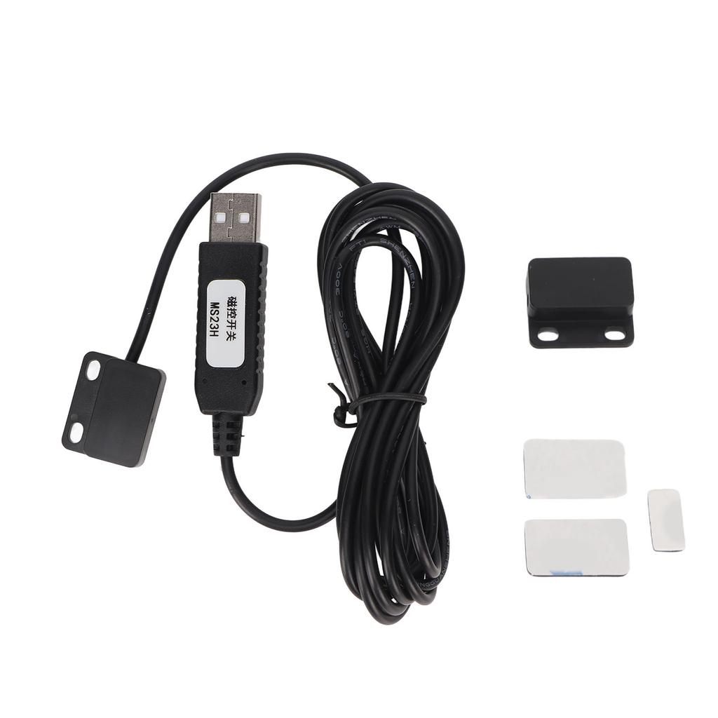 USB Magnetic Sensor Switch Customizable Black ABS Widely Compatible USB Keyboard Switch Cable for Printer Monitoring