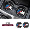 For BMW 5SG30 Car Interior Water Cup Mat For BMW X1 X2 X3 X5 X4 E46 E90 E60 F30 F10 E39 E36 F20 E87 E92 E91 E30 F11 F31 G30 G20