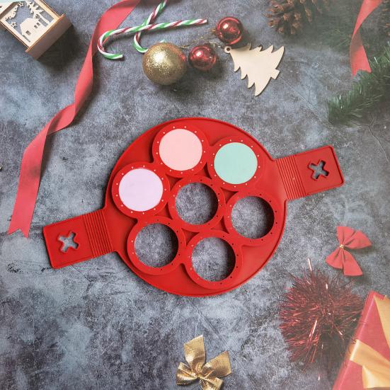 Odolný kroužek na palačinky Rychloupínací DIY Flexibilní silikonové kuchyňské potřeby na smažené vejce