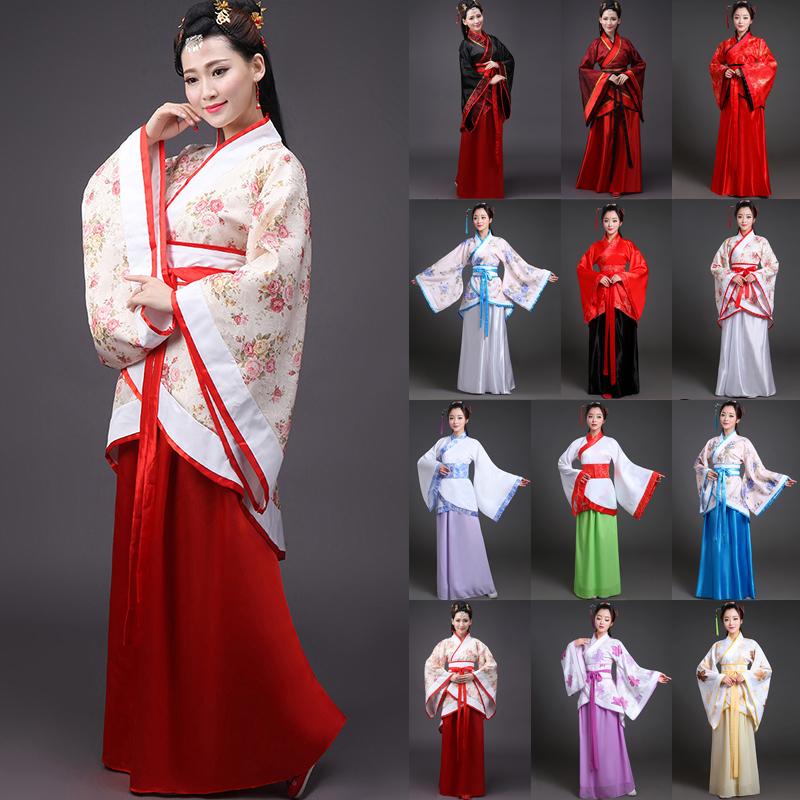 Chinese Ancient Traditional Costume Woman Tang Dynasty Dress Fairy Cosplay Hanfu