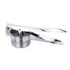 Manual Kitchen Juicers Press With Long Handle, Perforated Strainer Basket, and Steel Construction for Home Food Preparation