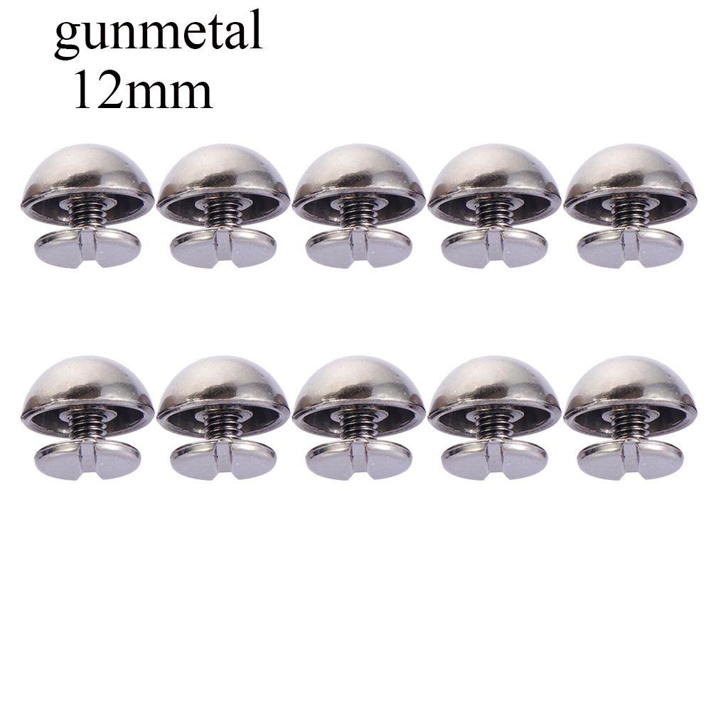 8/10/12/16/20mm Punk Metallo Chiodo Artigianato Pelle Abbigliamento/Borsa/Scarpe Viti Testa Tonda Rivetti a Cupola Funghi Chiodo Solido Bullone
