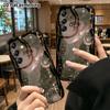 Phone Case: 2D Flat Samsung Galaxy A34 A35 M05 M06 S20 S22 S21 FE Plus 5G Protective Case, Dark Black Background, Perfect Christmas and Halloween Holi