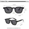 1/2/3 Pcs Wholesale New Square Retro Sunglasses Men Fashion Punk Sun Glasses Women Travel Eyewear Lunette De Soleil Femme UV400