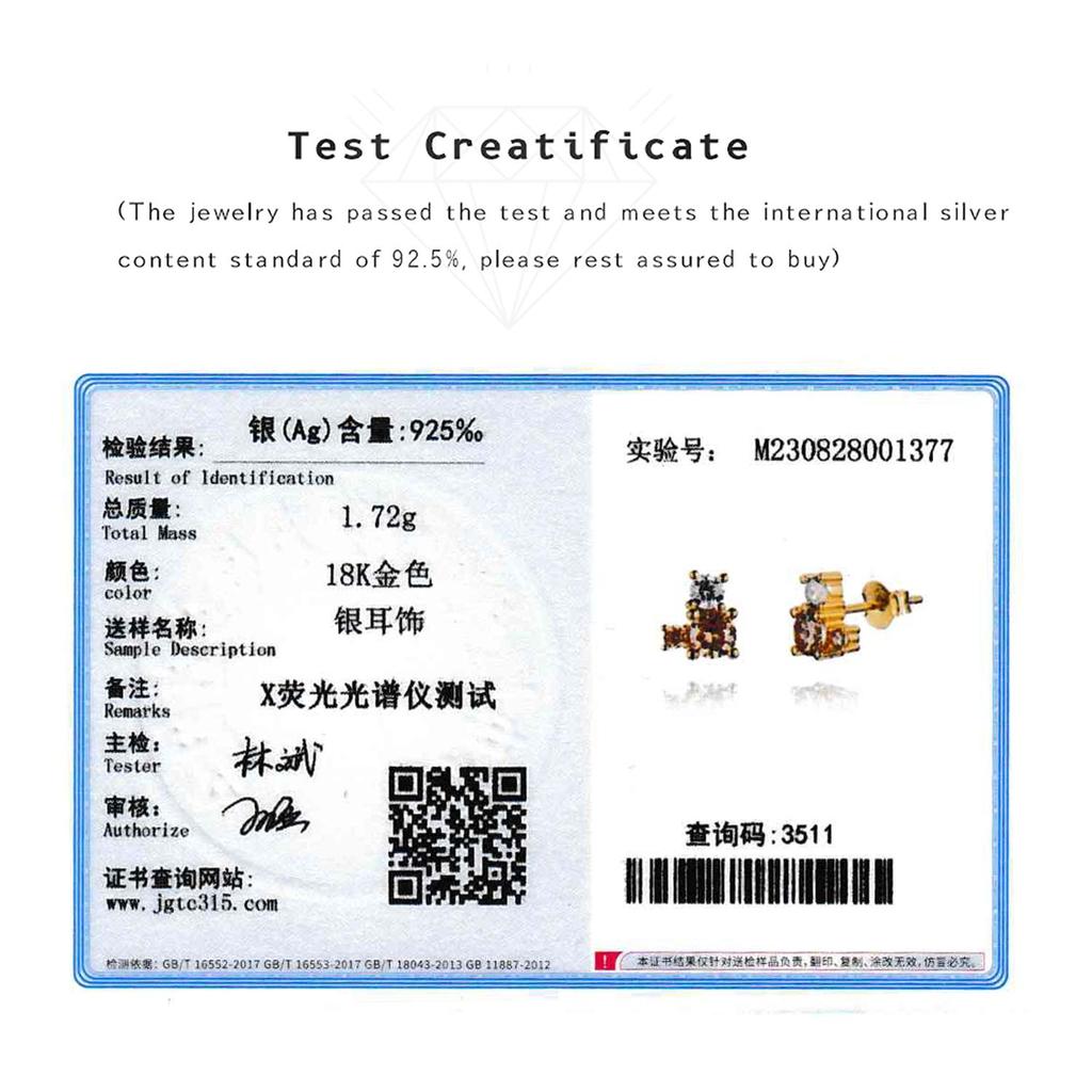 ANDYWEN Brinco Grande de Prata de Lei 925 com Zircônia Cúbica Champagne para Mulheres Joias de Luxo 2023   Piercings Clipes Joias de Luxo