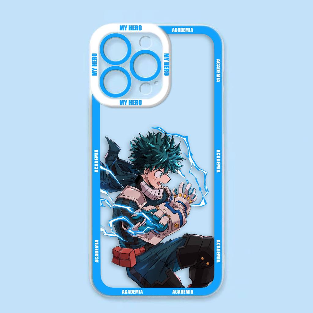My Hero Academia Izuku Clear Phone Case For Infinix TECNO POVA 2 4 3 5 SMART 6 7 8 NOTE 10 11 12 30 30I 40 50 CAMON 19 20 Cover