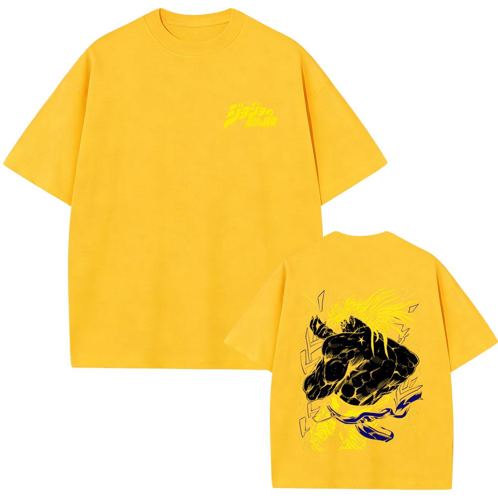 Anime Jojos Bizarre Adventure Dio Brando Graphic Tshirt Unisex Women Fashion Unisexga Oversized T Shirt Funny Japanese Streetwear