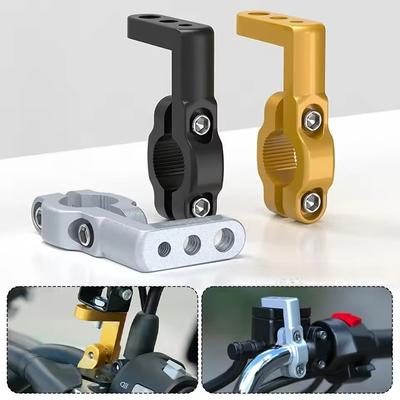 Motorcycle Multiunction Handlebar Mount Multifunction Motorcycle Handlebar Extension Bracket Set for Lights & Navigation