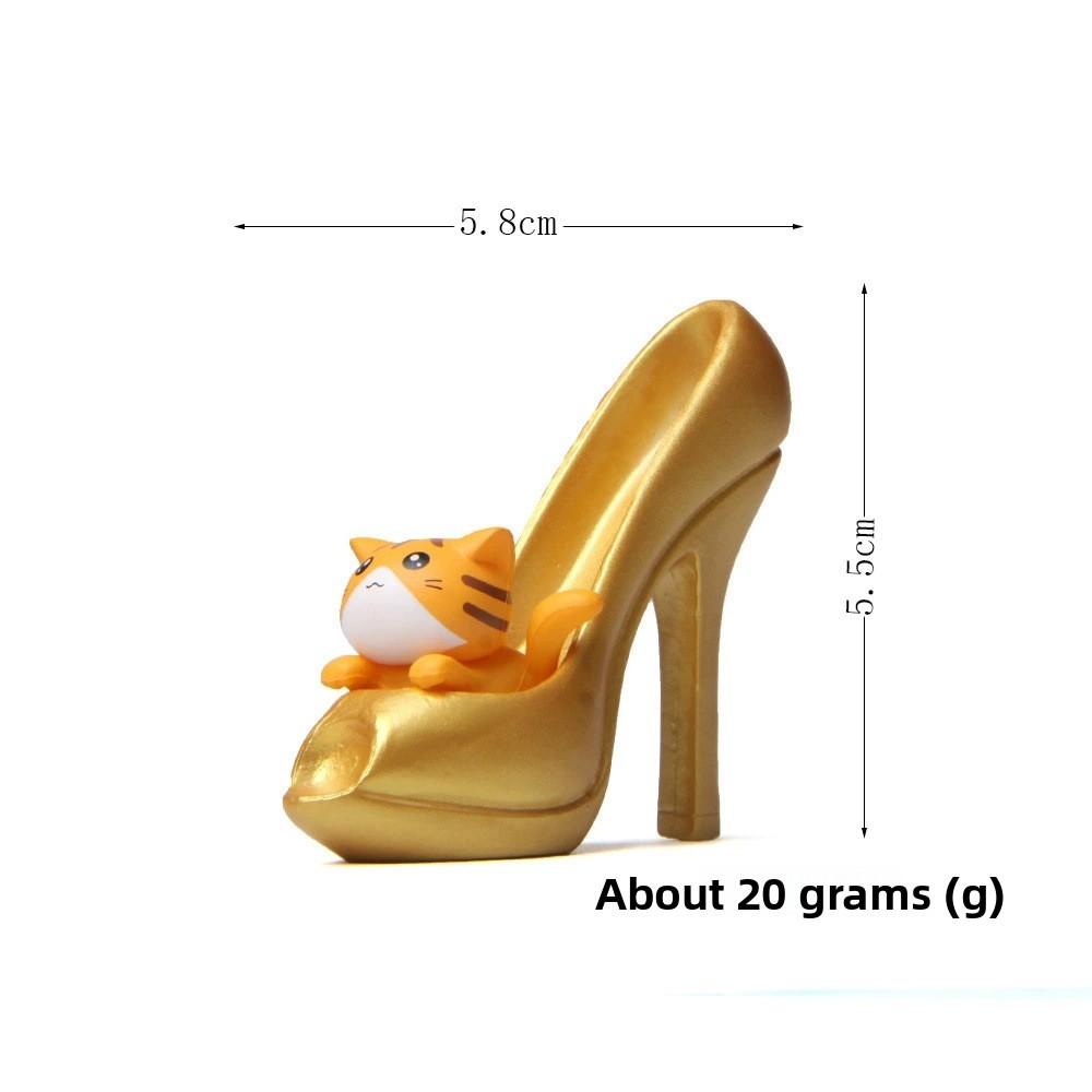 Home Sweet Chis High Heel Shoe Micro Landscape Decor For Gift Cartoon Collectors