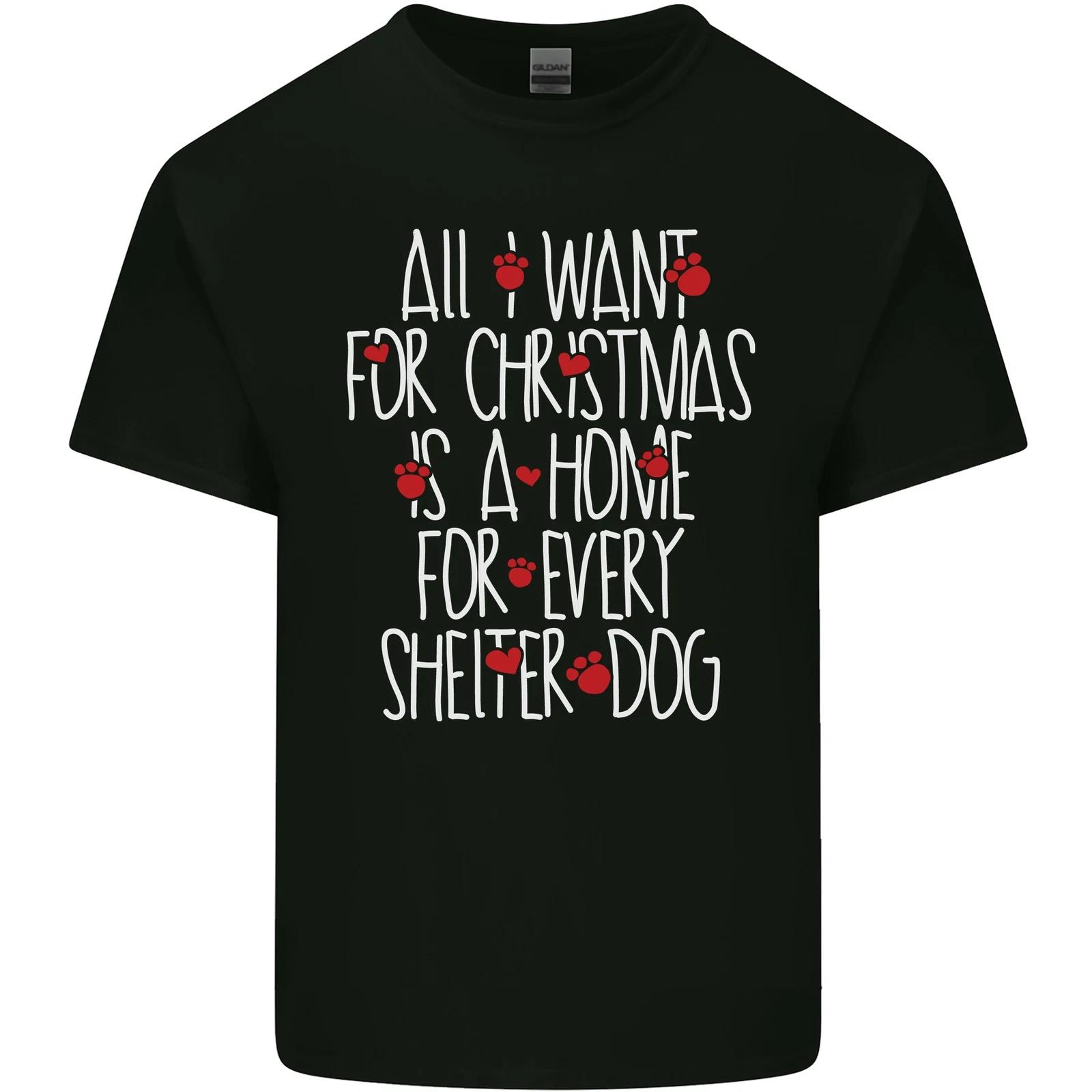 

Christmas a Home for Every Shelter Dog Kids T-Shirt Childrens M