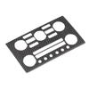 Carbon Fiber Central Control Air Conditioning Panel Sticker Cover Trim Replacement for Nissan GTR R35 2008‑2016