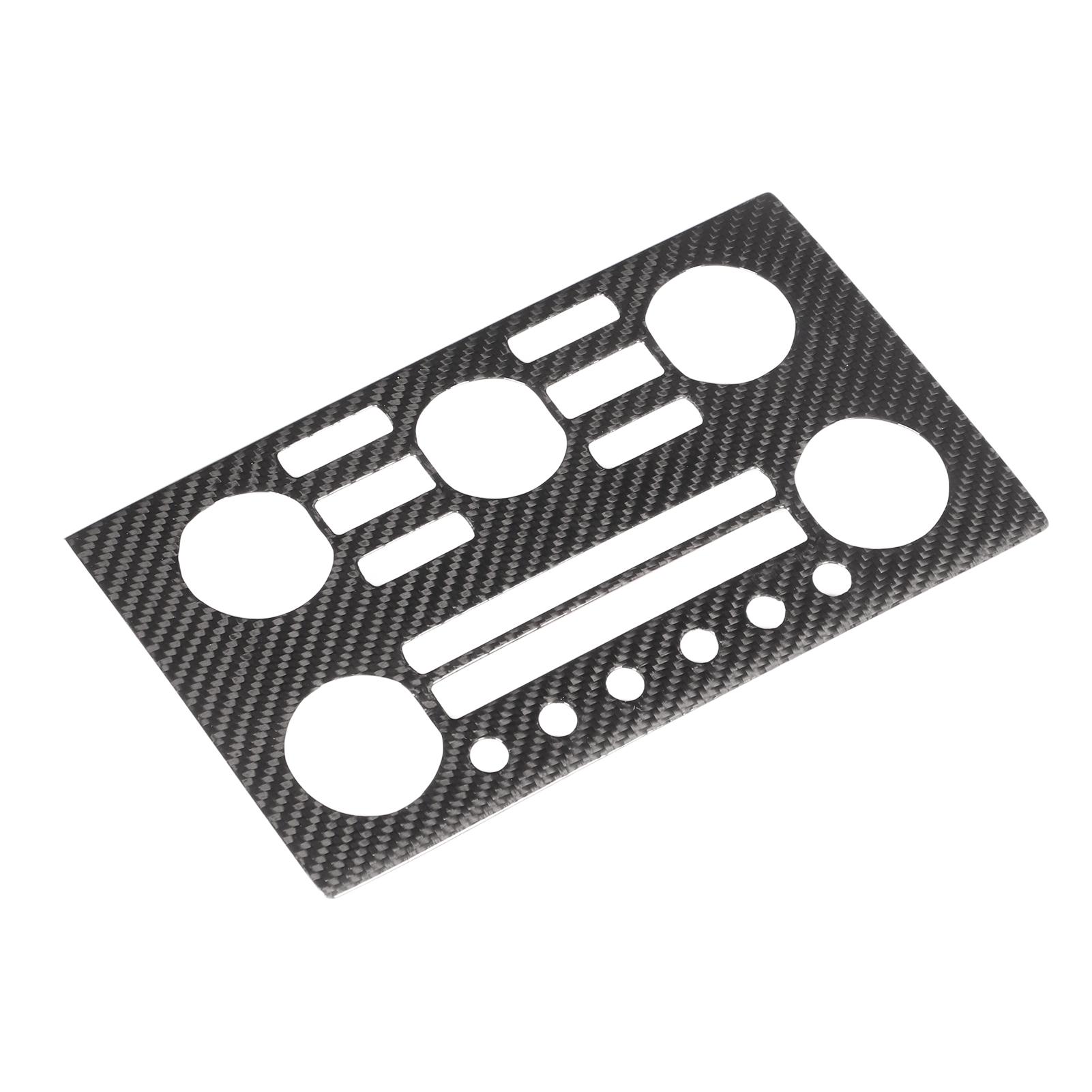 

Carbon Fiber Central Control Air Conditioning Panel Sticker Cover Trim Replacement for Nissan GTR R35 2008‑2016