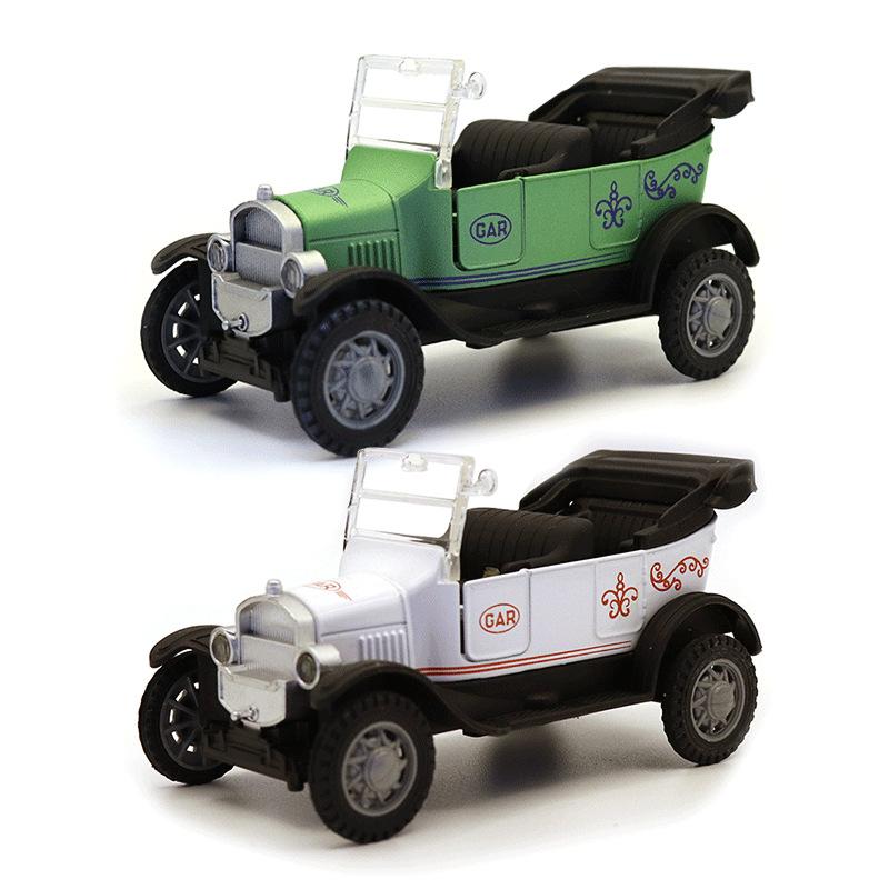 1Pcs Miniature Vehicle Replica 1:32 Alloy Vintage Die-Cast Convertible Classic Car Model Pull Back Car Model For Collection Gift