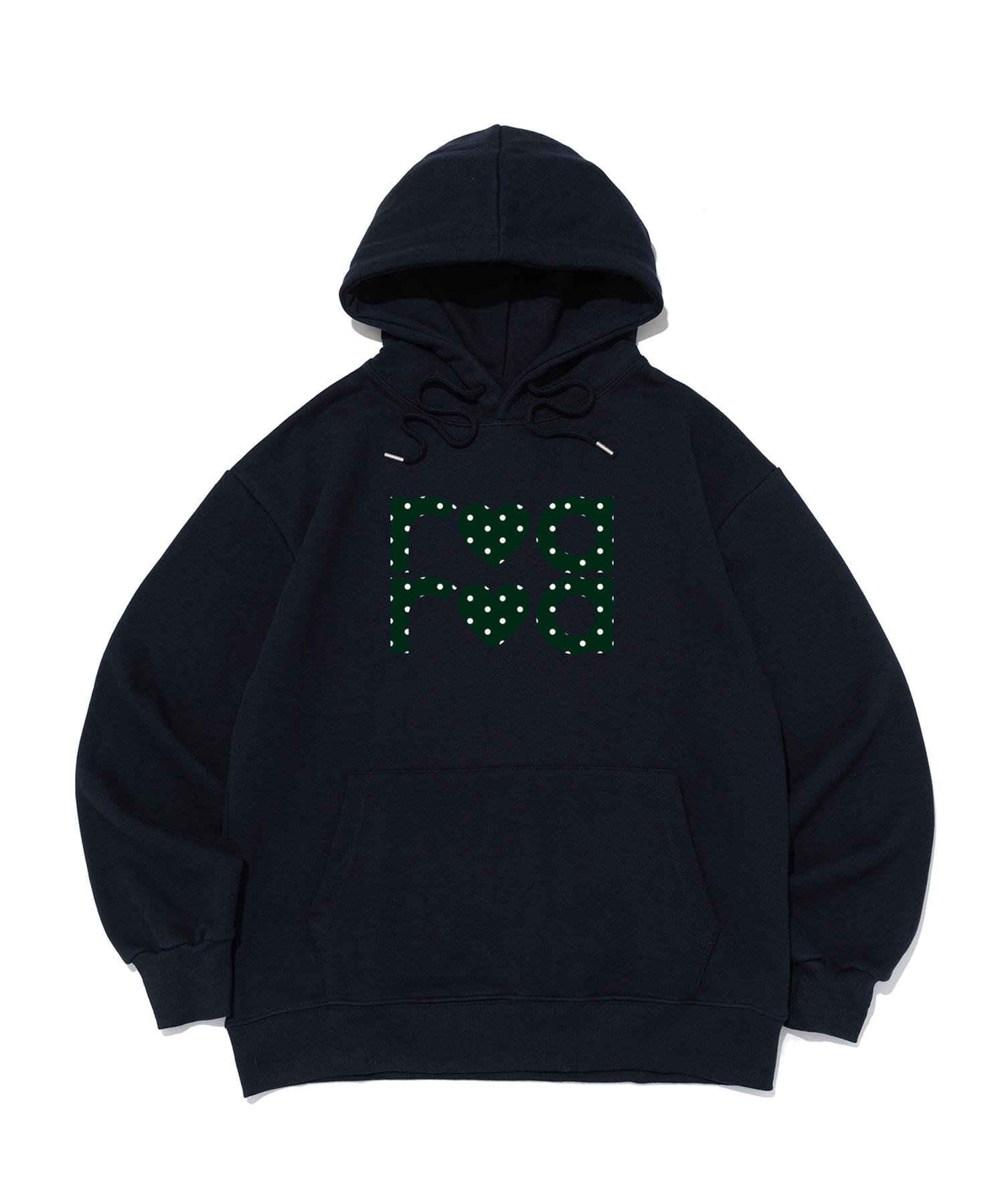 Road Road Roa Dot Logo Hoodie (Navy/Green) Green/S