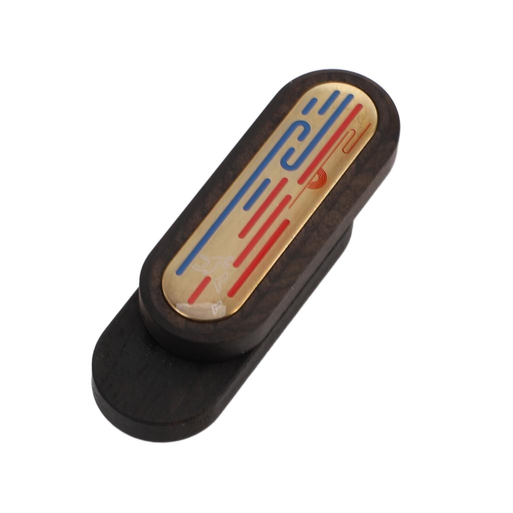 Push Card Slider Stressabbau Dekompressionsspielzeug Taschenformat Holz Metall Fingerspitzen-Slider-Spielzeug für