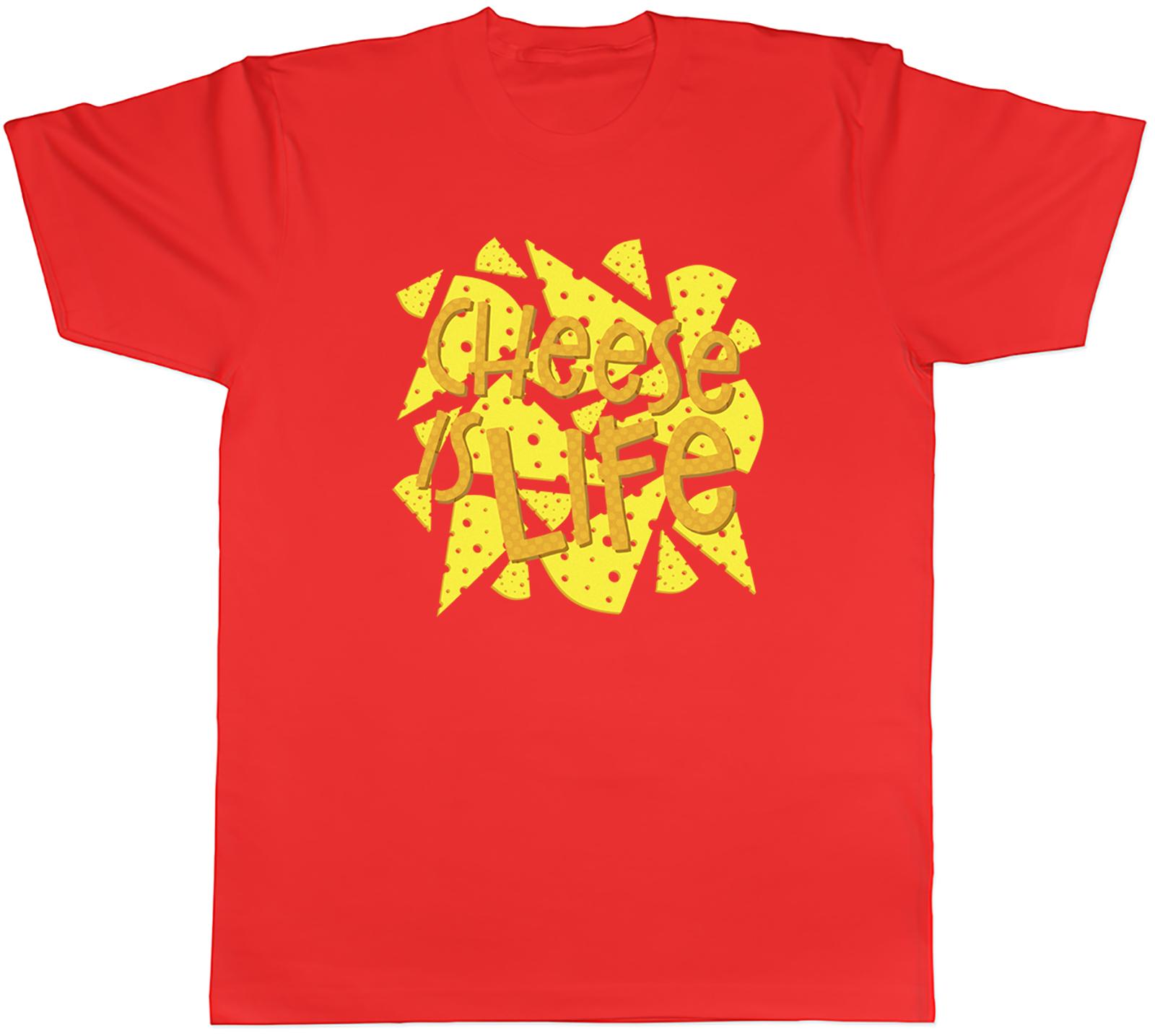 Cheese Is Life Unisexs Unisex TShirt Tee S