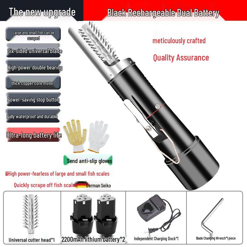 Fully Automatic Electric Fish Scaler & Scale Remover Tool