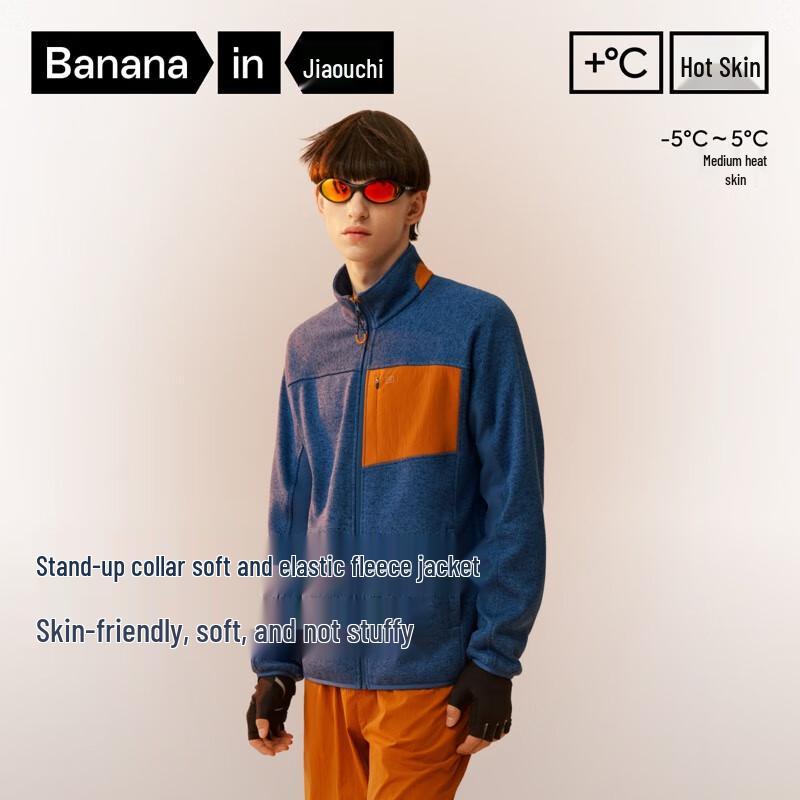 

Beneunder Men s 302++ Thermal Knit Stand-Collar Jacket L