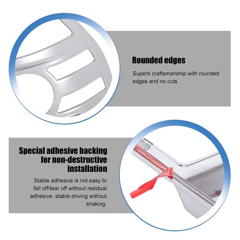 Car Taillight Lampshade Decoration Cover Lamp Protective Decoration Stickers For Mitsubishi PAJERO 2007-2021 Car Exterior Accessories